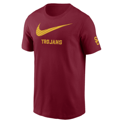 USCトロージャンズNIKEナイキゲームシャツNCAAプリントスウォッシュロゴ USC Trojans Campus Mascot Men's Nike College T-Shirt. Nike.com